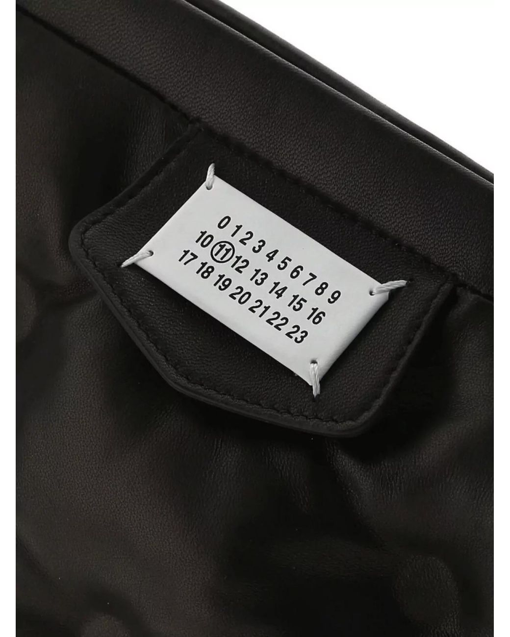 Maison Margiela Black Quilted Leather Shoulder Bag for men