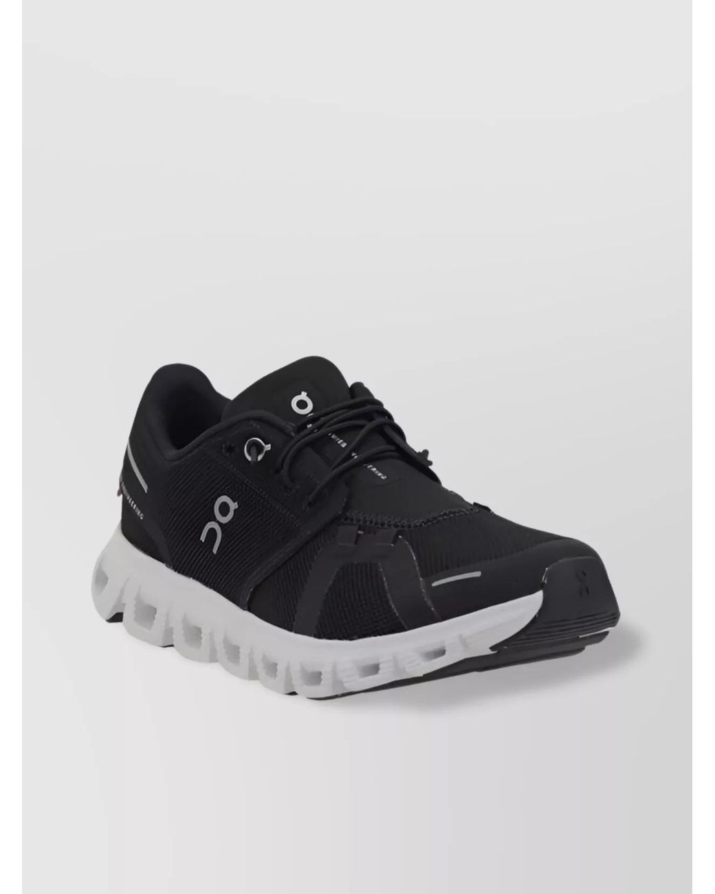 On Shoes Black Technical Fabric Cloud 6 Low-Top Sneakers