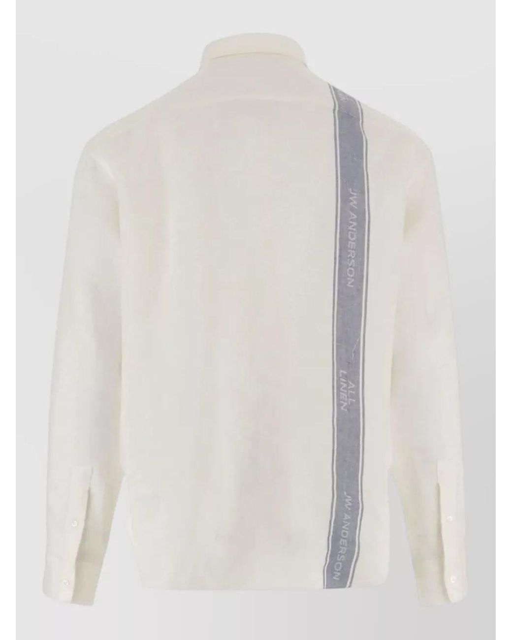 J.W. Anderson White Linen Shirt for men