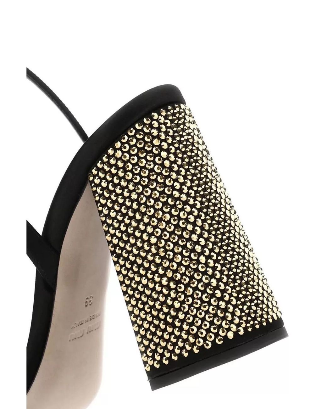 Miu Miu White Satin Sandals