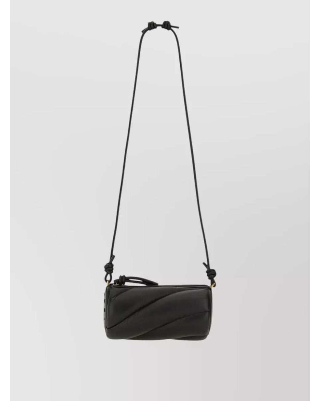 Fiorucci Black Leather Cross-Body Bag