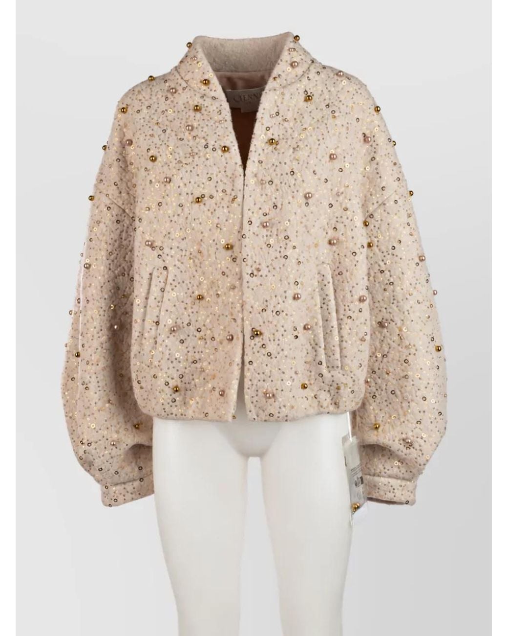 Genny Natural Cropped Jacket