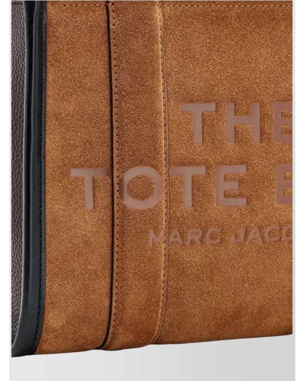 Marc Jacobs Brown The Tote Bag Small Suede Tote Bag