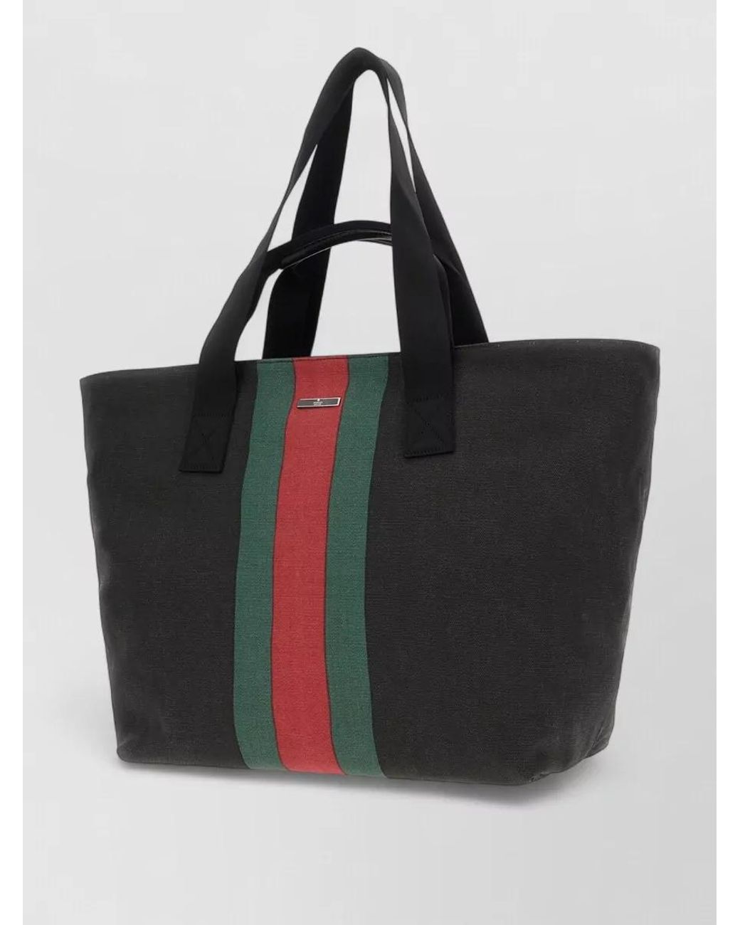 Gucci Black Canvas Medium Tote Bag for men