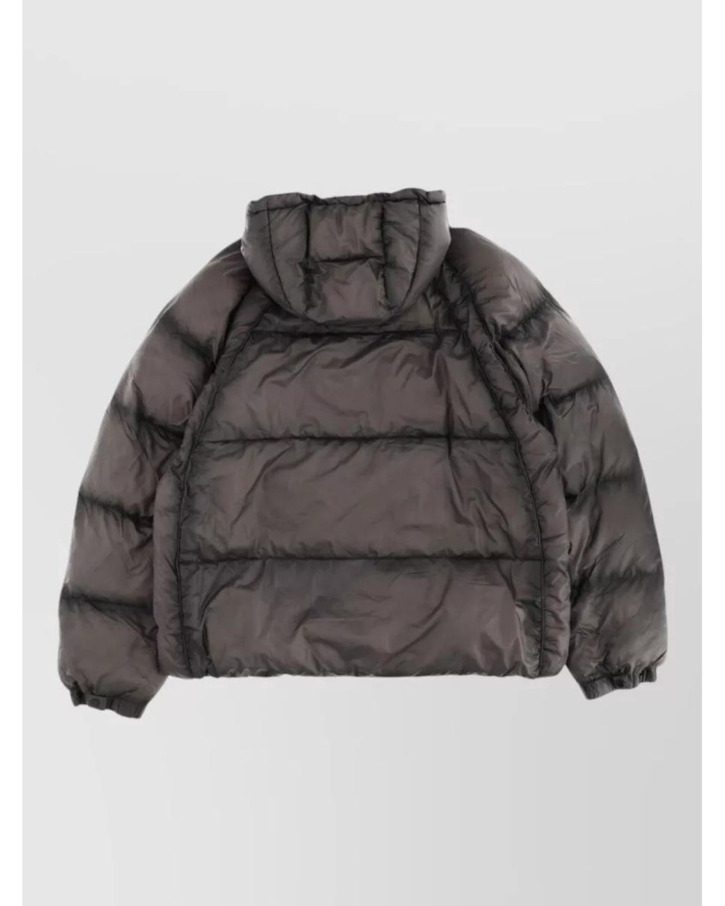 Represent Gray Down Boxy-Fit Padded Coat for men