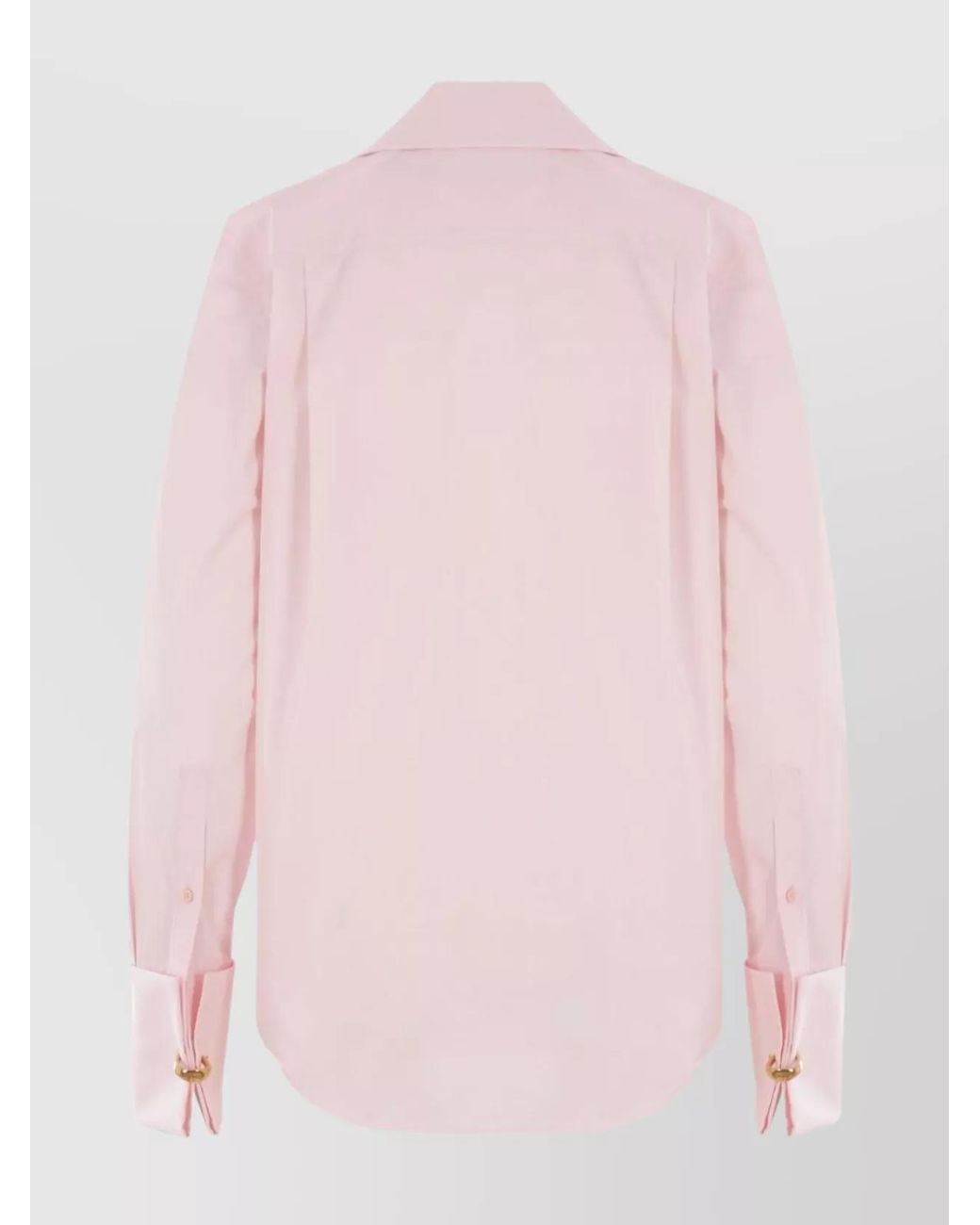 Loewe Pink Cotton Draped Shirt