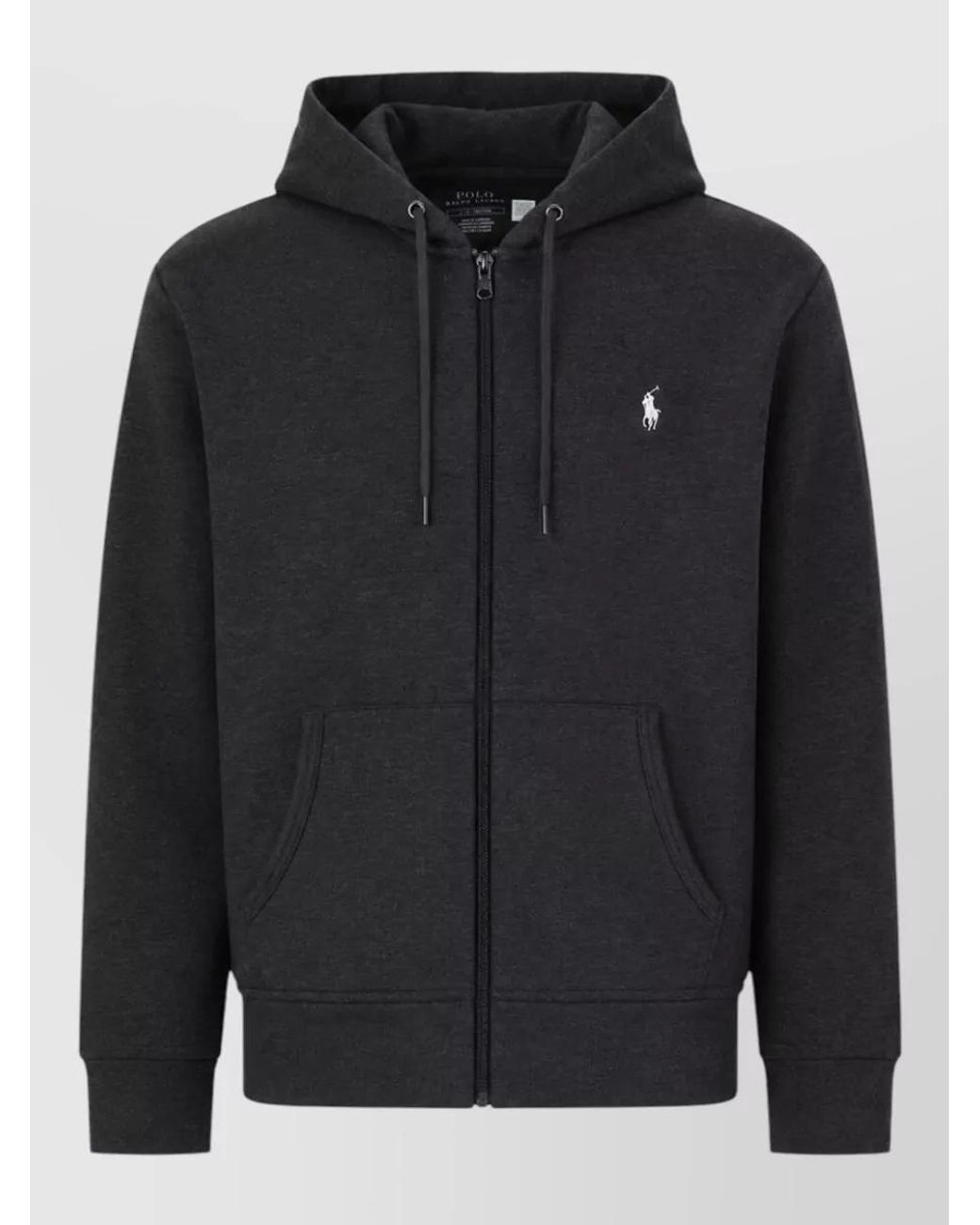 Polo Ralph Lauren Black Logo Hooded Jacket for men