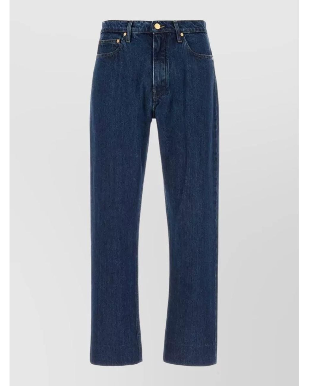Jil Sander Blue Denim Straight-Leg Jeans for men