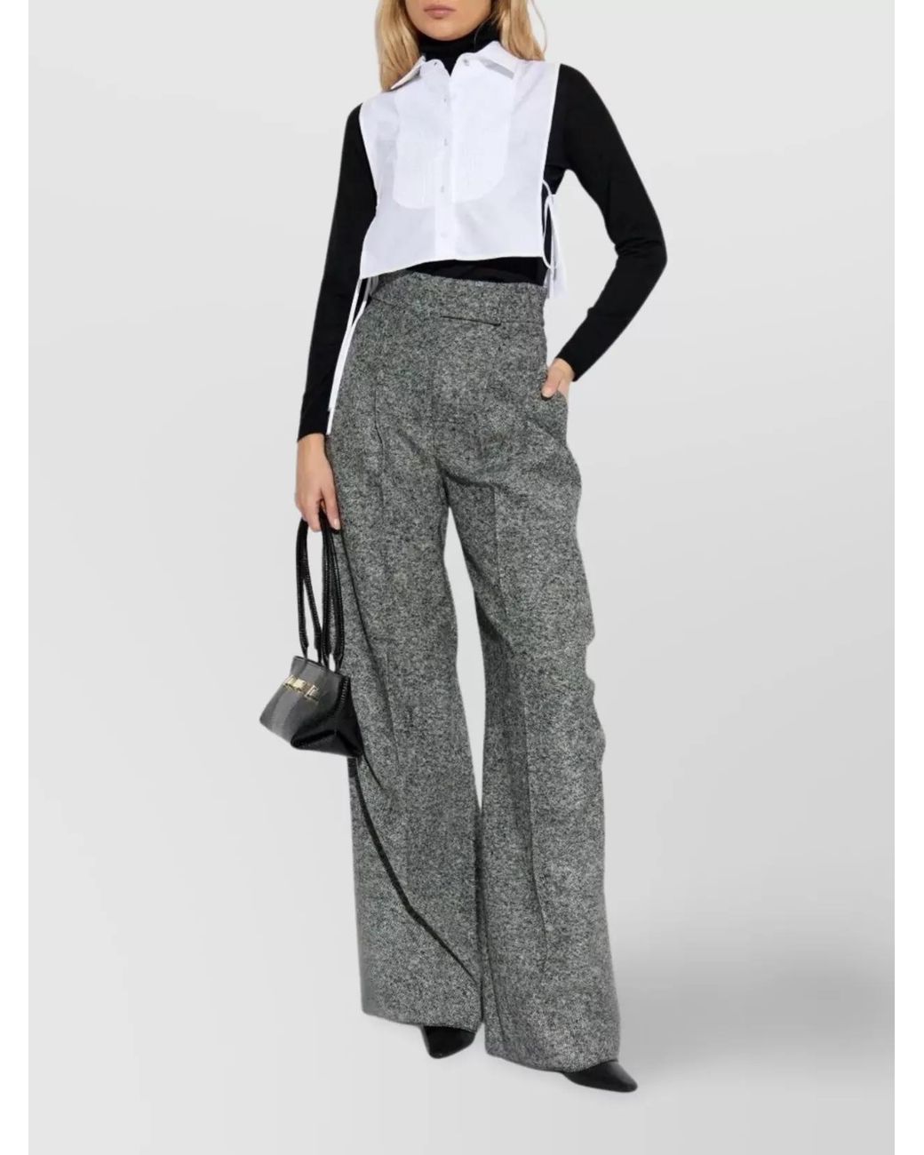 Max Mara Black Wool Tank Top