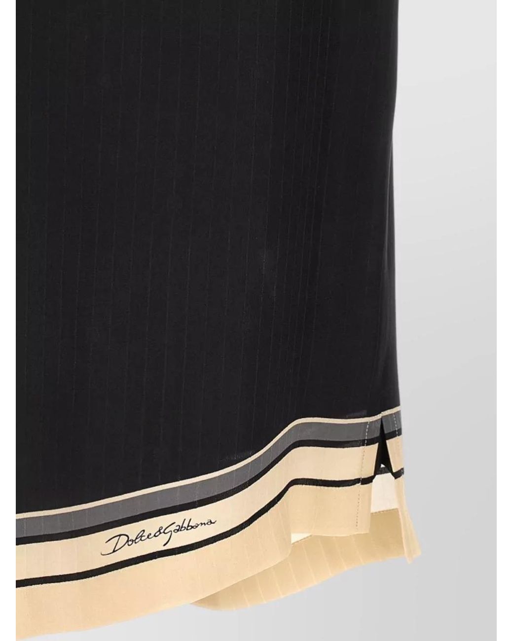 Dolce & Gabbana Black Silk Short-Sleeve Printed Shirt for men