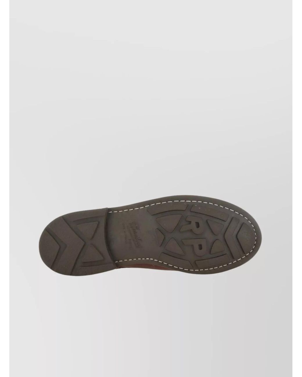 Paraboot Brown Leather Lace-Up Shoes for men