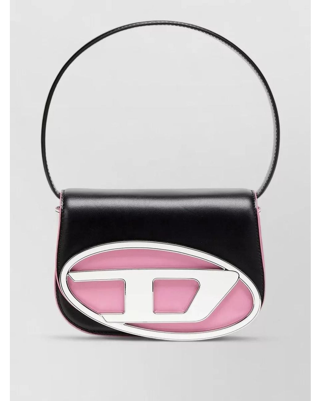 DIESEL Pink 1Dr Leather Shoulder Bag