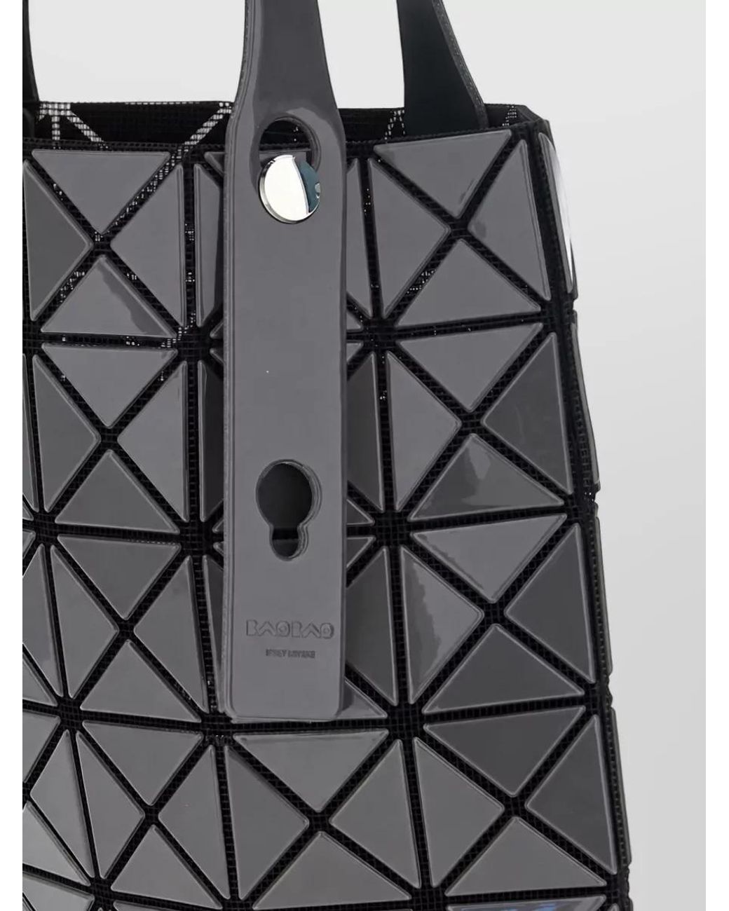 Issey Miyake Black Prism Gloss Small Tote Bag