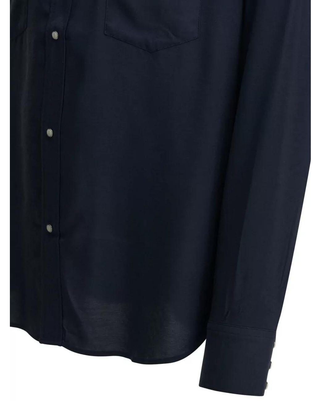 Visvim Blue Viscose Meridian Casual Shirt for men