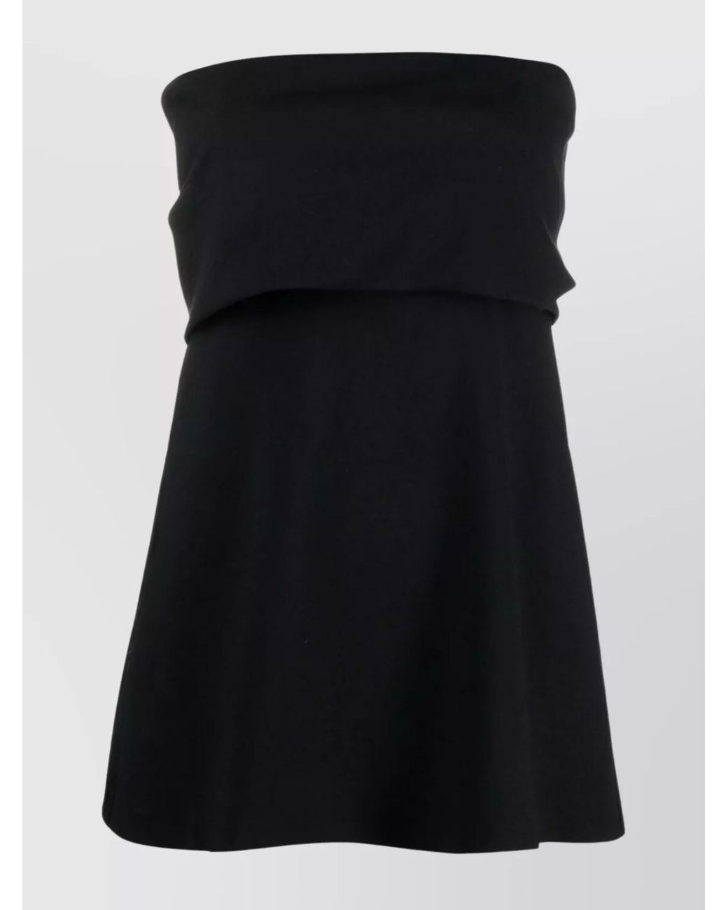 Totême Black Strapless Top
