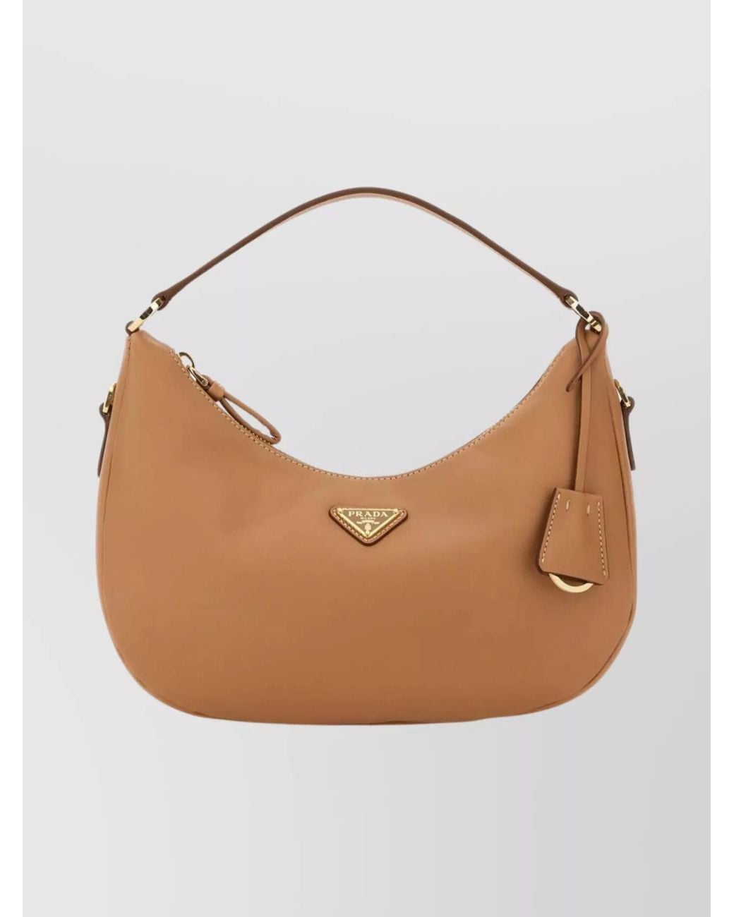 Prada White Calf Leather Shoulder Bag