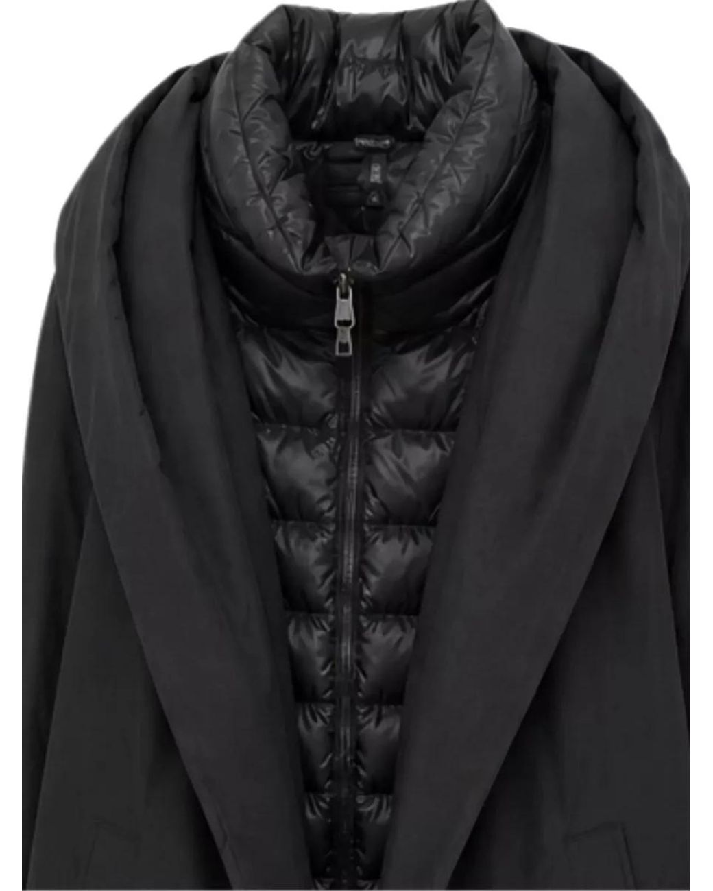 Herno Black Oversized Puffer Coat