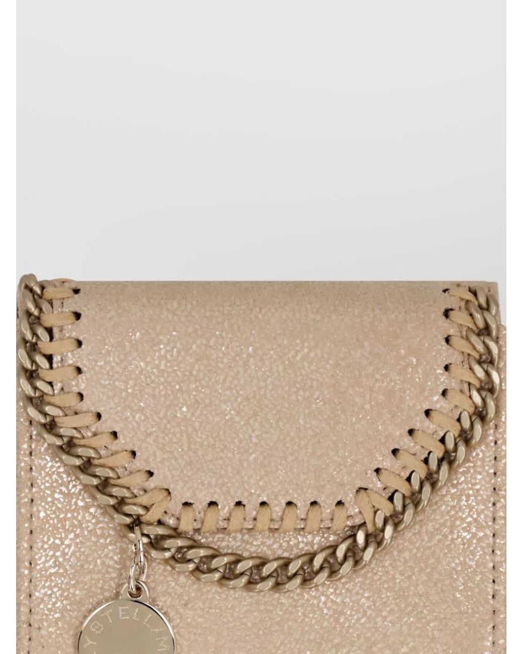 Stella McCartney Natural Tri-Fold Wallet
