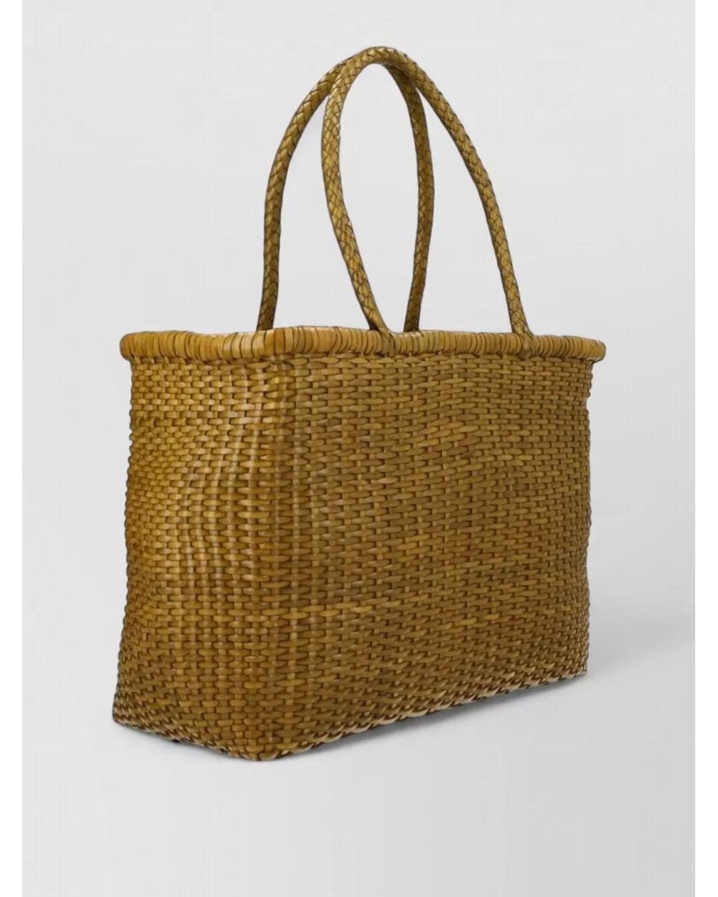 Dragon Diffusion Natural Na Na Leather Beach Bag