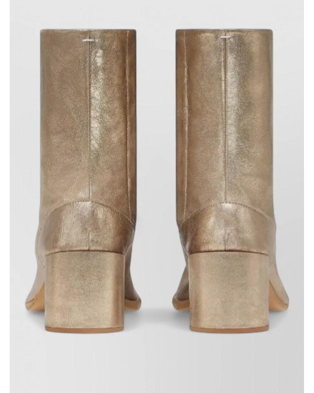 Maison Margiela Natural Leather Ankle Boots