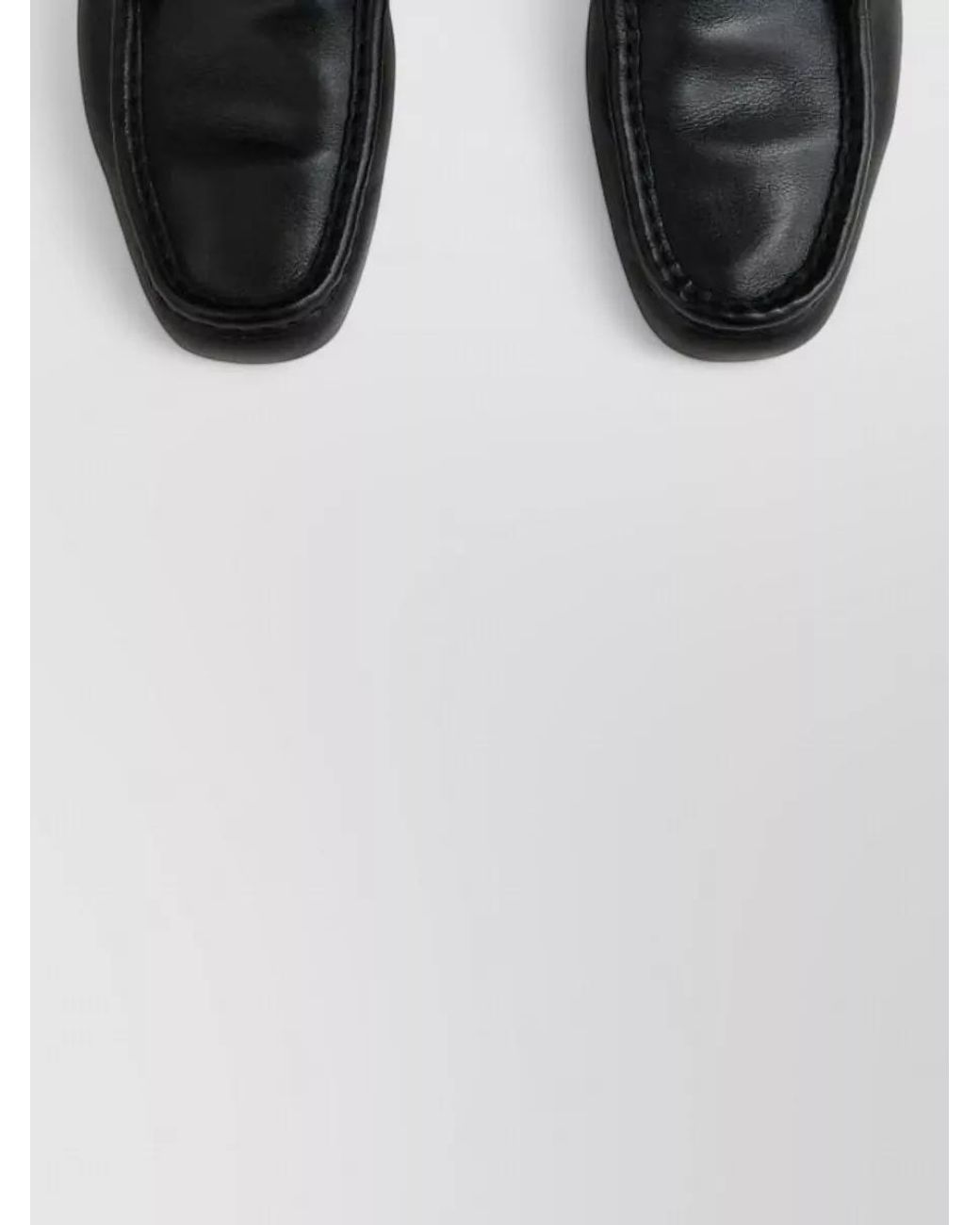 Jil Sander Black Leather Lace-Up Shoes for men