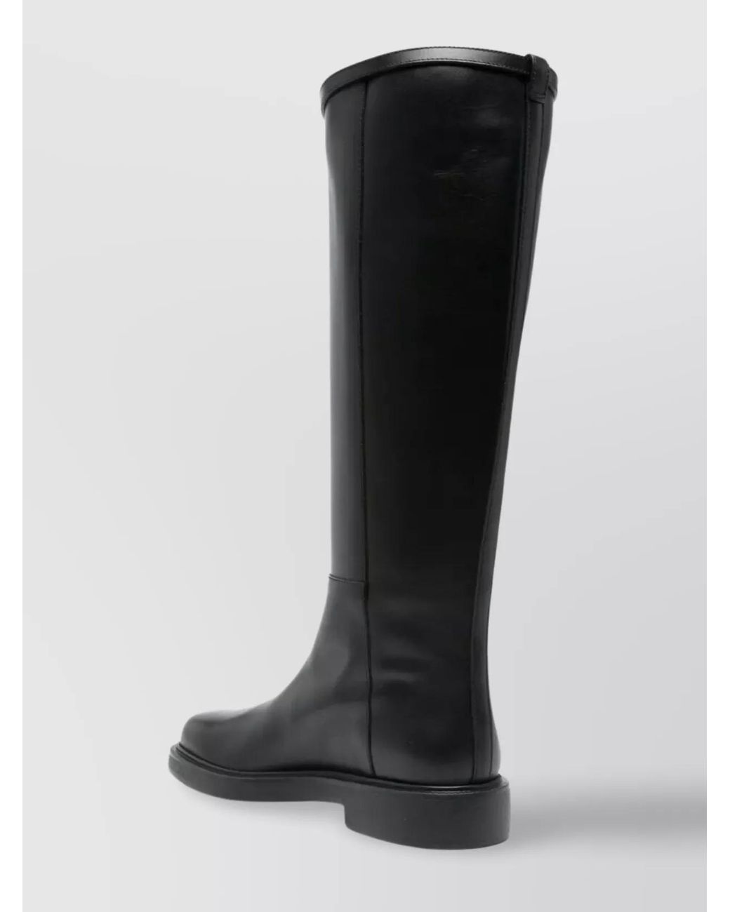 Tod's Black Leather Knee-High Boots
