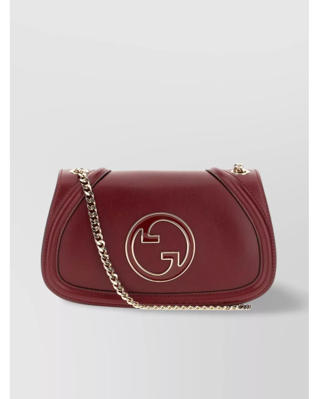 Gucci Red Blondie Small Leather Shoulder Bag