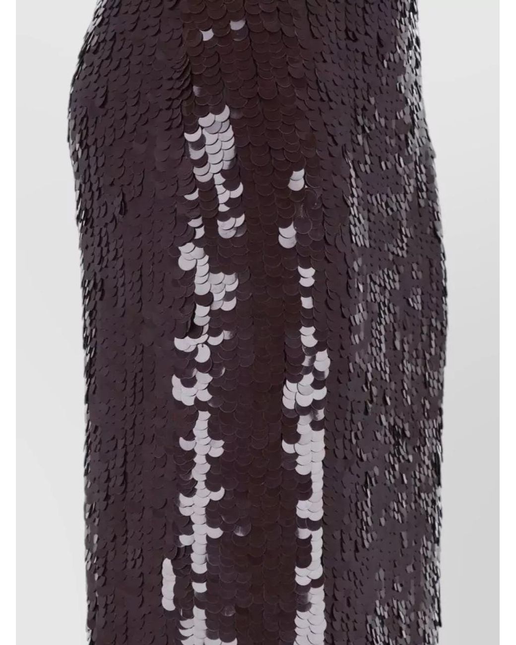 P.A.R.O.S.H. Black Knee-Length Fitted Skirt