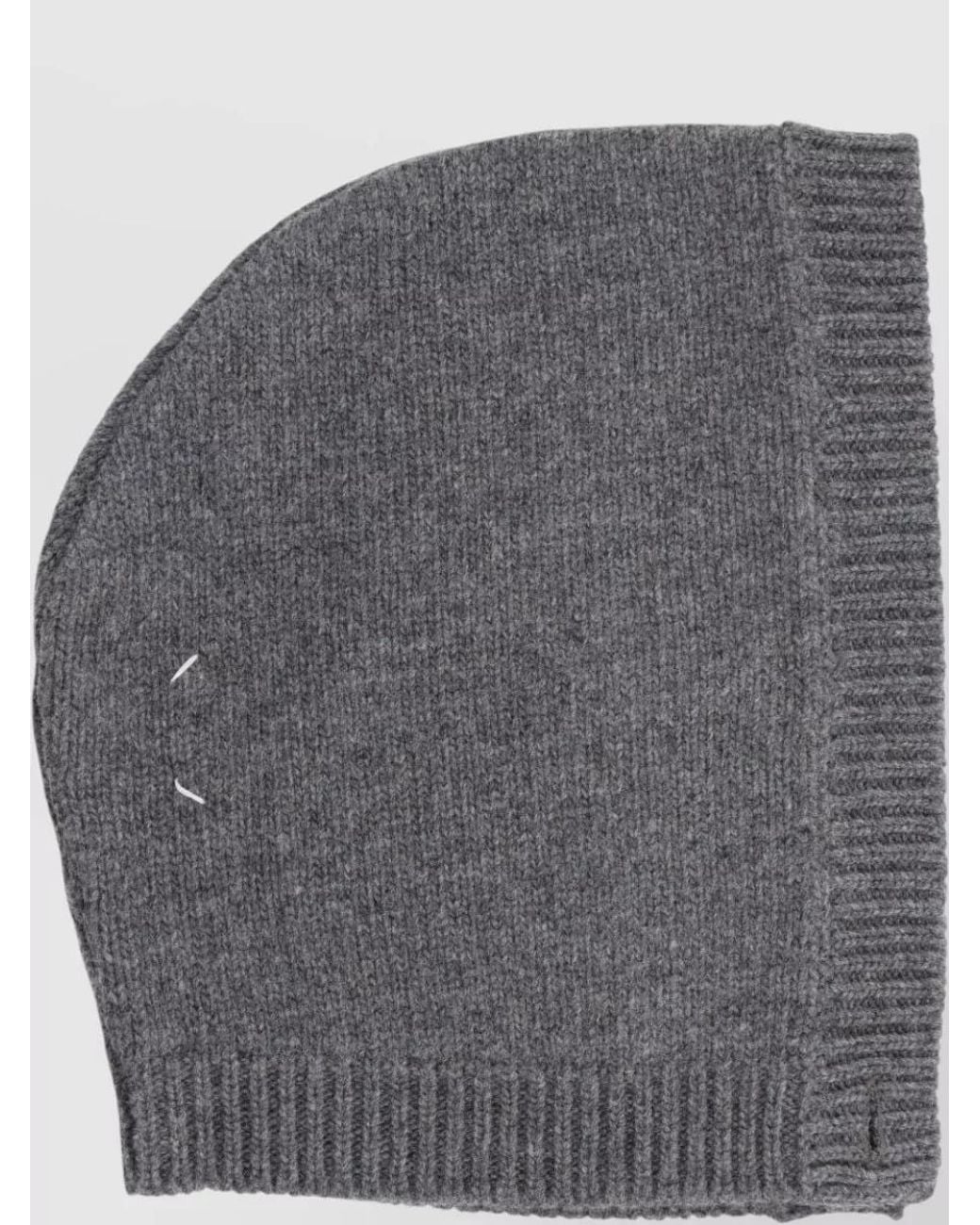 Maison Margiela Gray Wool Beanie for men