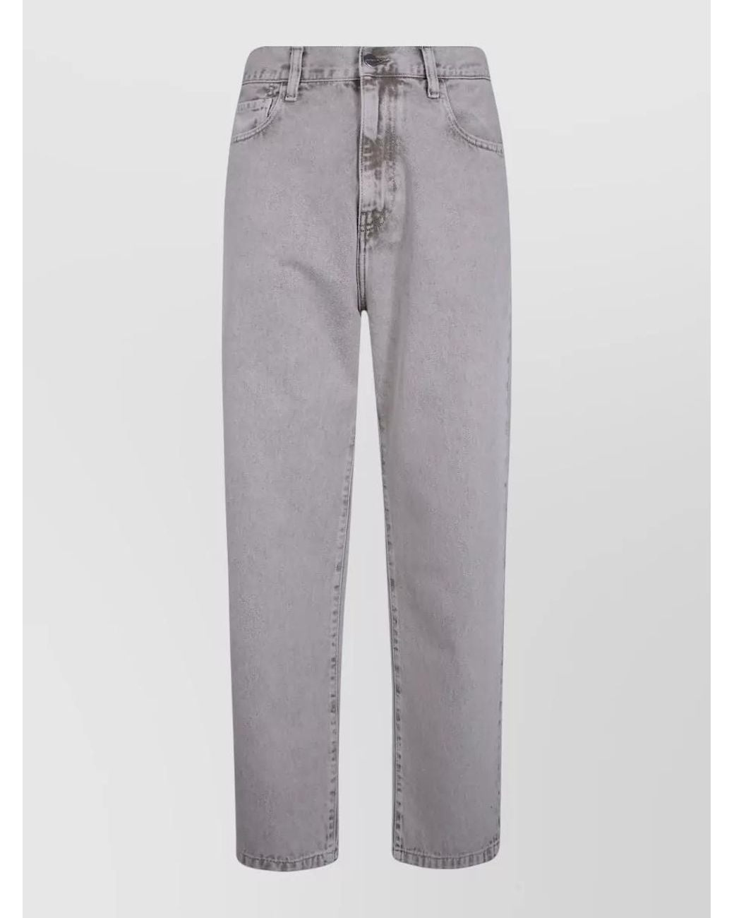 Carhartt Gray Landon Smithfield Denim Pants Belt Loops for men