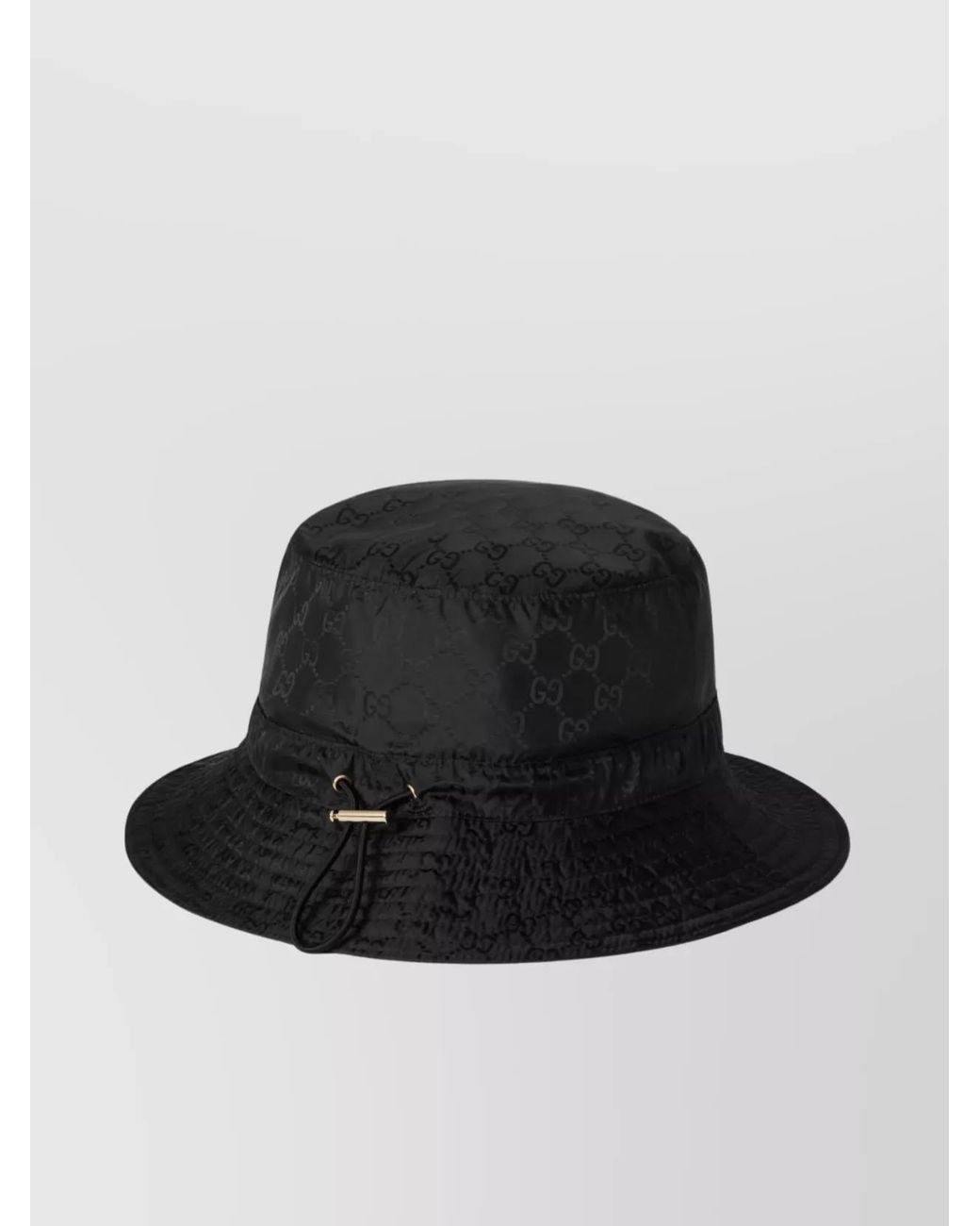 Gucci Black Nylon Reversible Bucket Hat