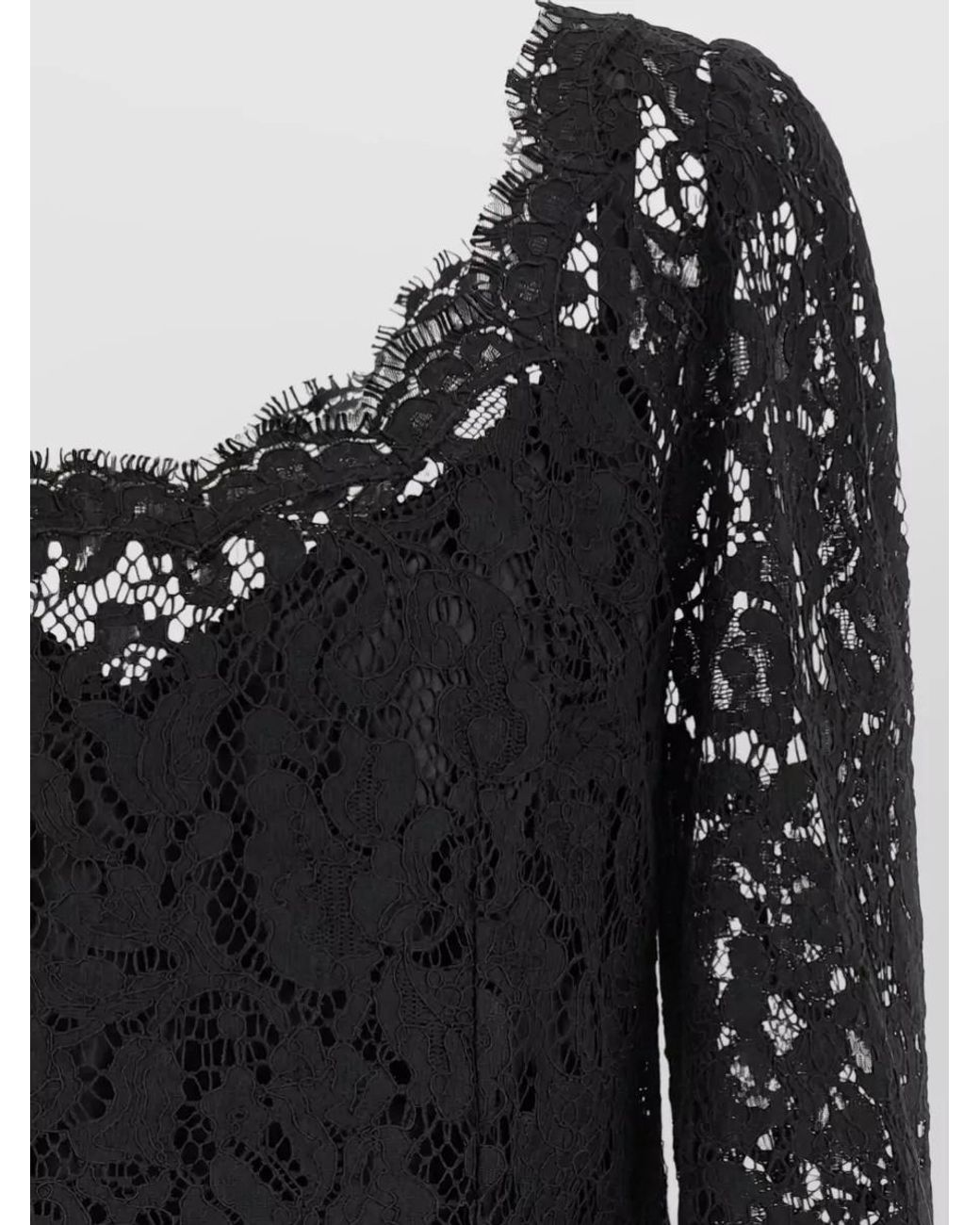 Dolce & Gabbana Black Lace Mini Dress
