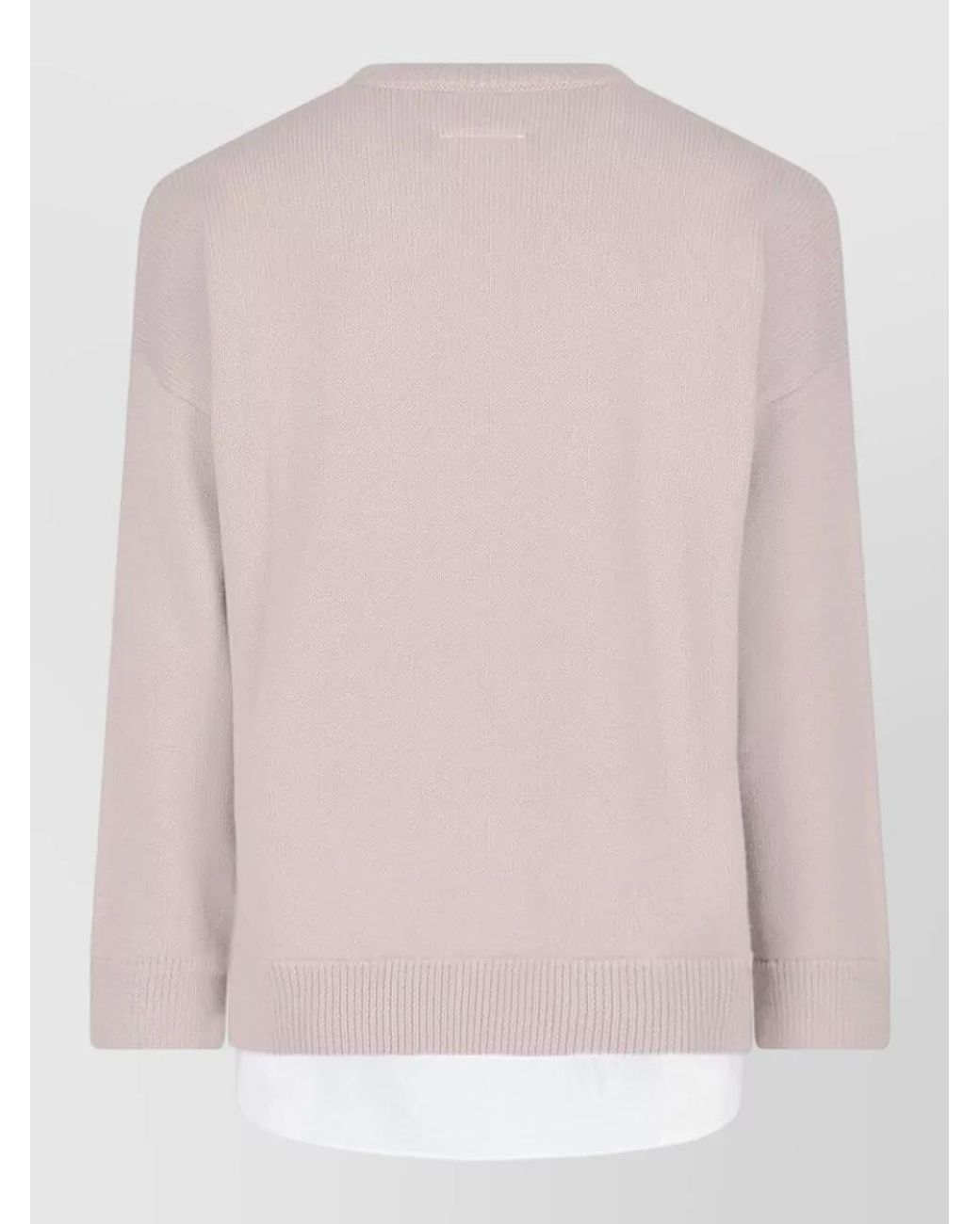 MM6 by Maison Margiela Pink Crewneck Jumper for men