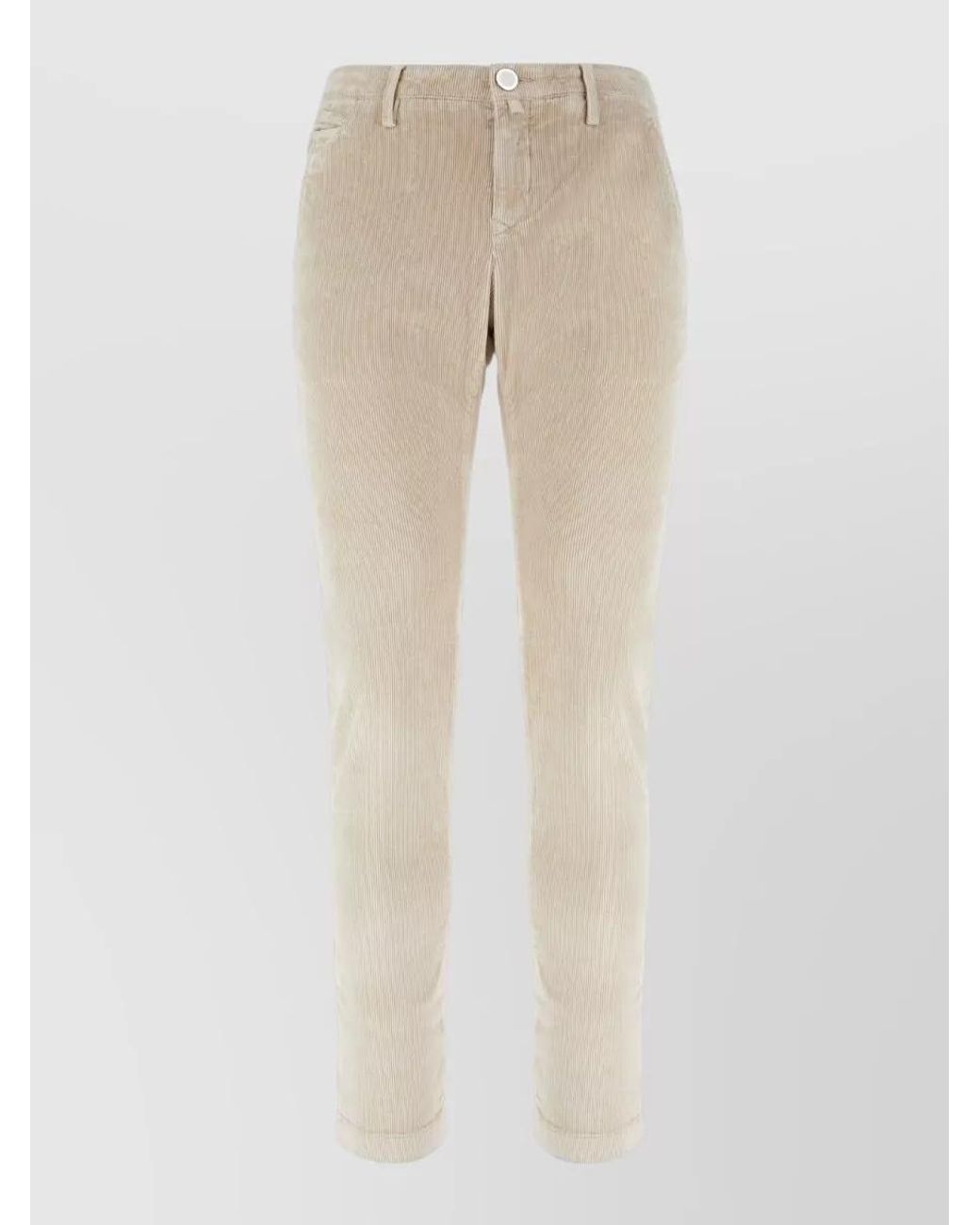 Jacob Cohen Natural Corduroy Chinos for men