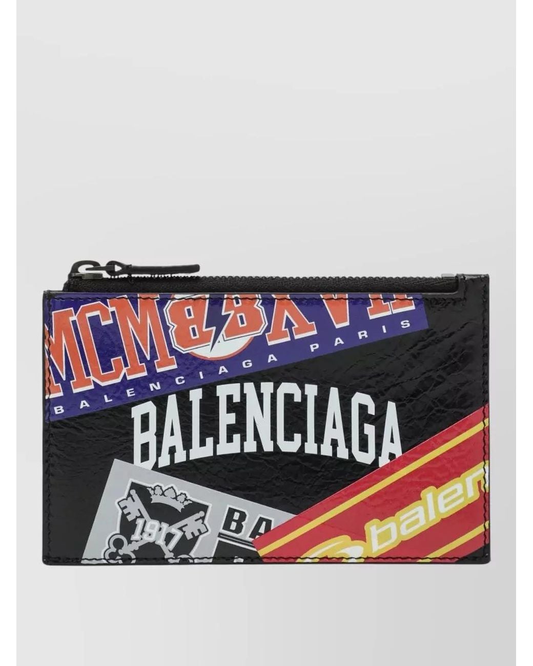 Balenciaga Multicolor Leather Cardholder for men