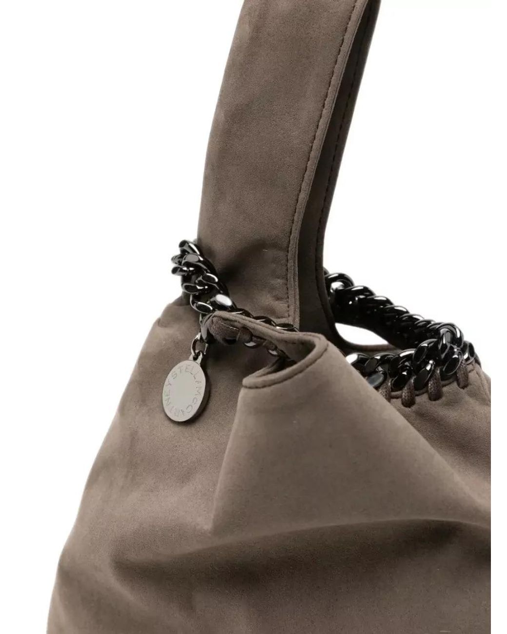 Stella McCartney Brown Falabella Suede Shoulder Bag