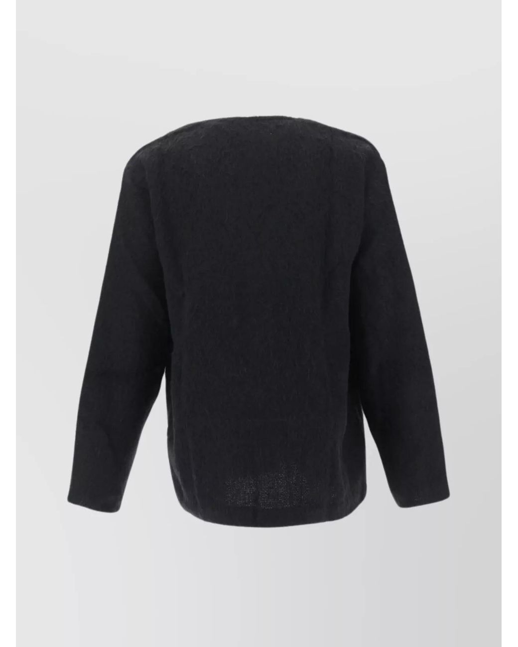 Our Legacy Black V Neck Long Sleeve Knit Cardigan for men