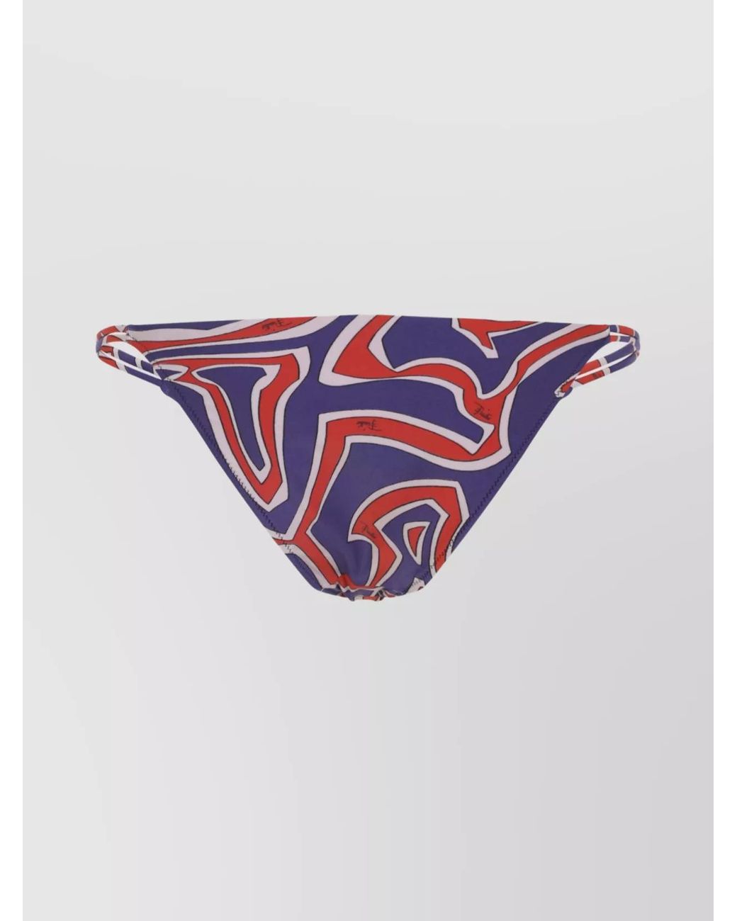 Emilio Pucci Blue Printed Bikini Briefs