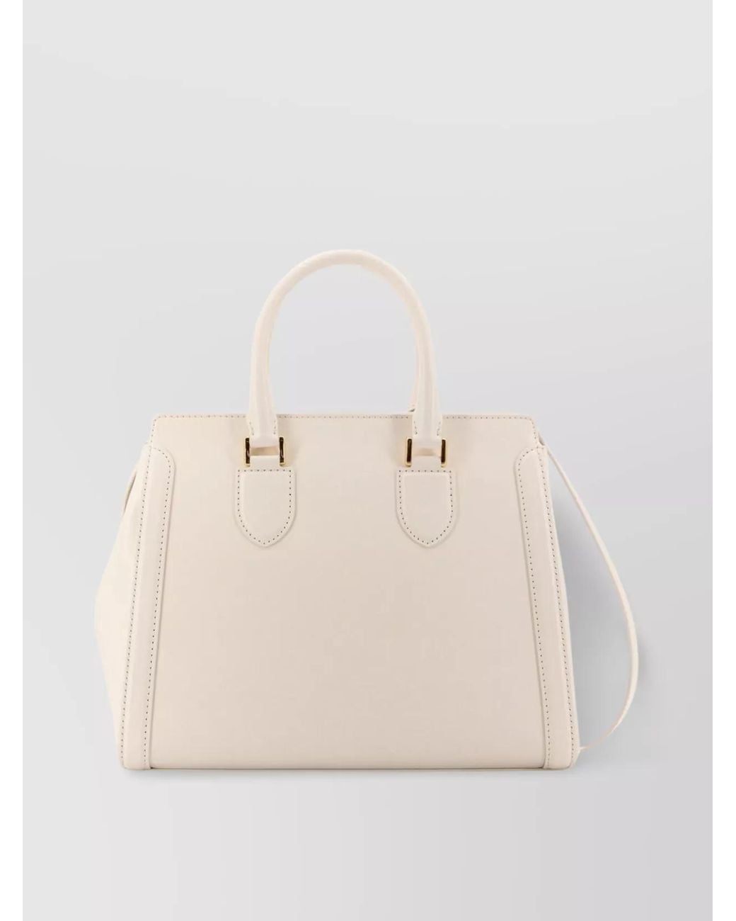 McQueen Natural Leather Shoulder Bag