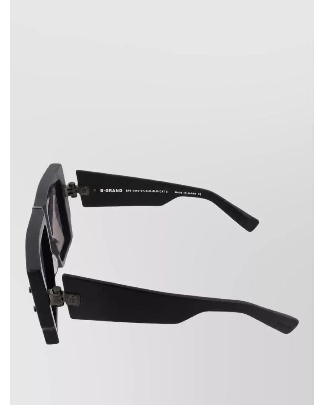 Balmain Black Acetate Sunglasses