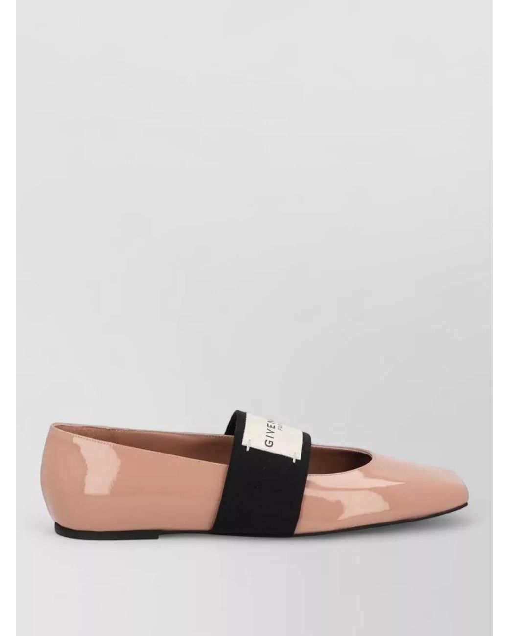 Givenchy Pink Leather Ballerina Shoes