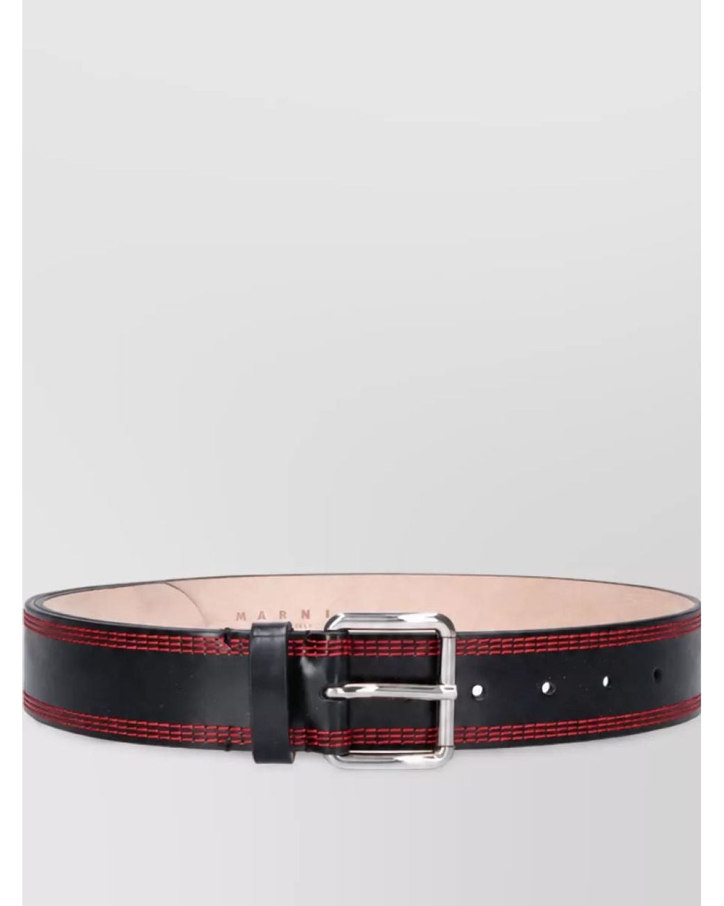 Marni Blue Leather Belt