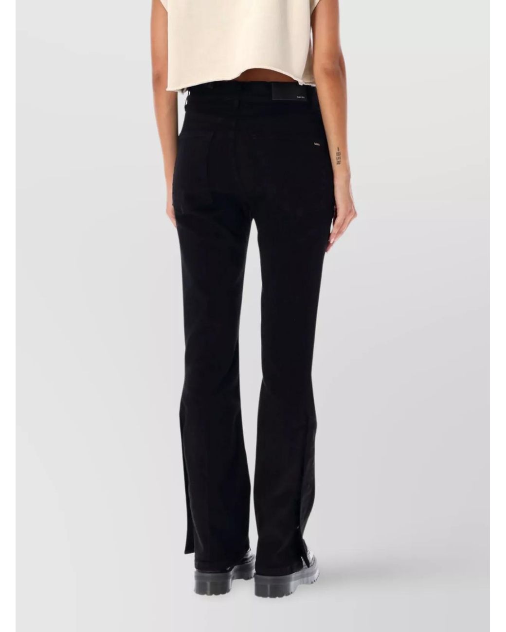 Amiri Blue Denim Kick Flare Trousers