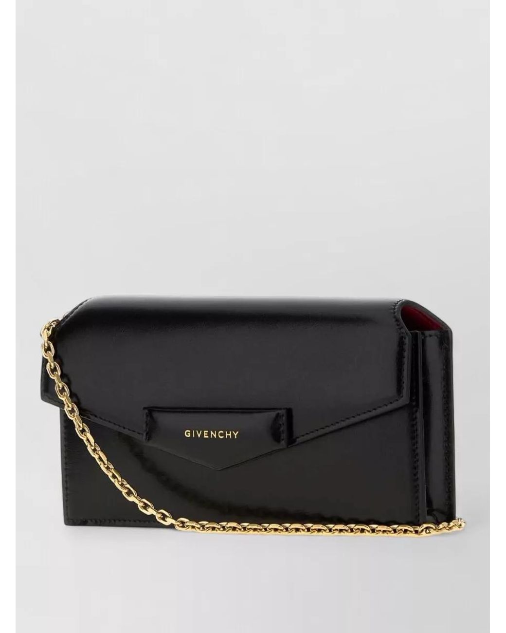 Givenchy Black Antigona Leather Clutch Bag