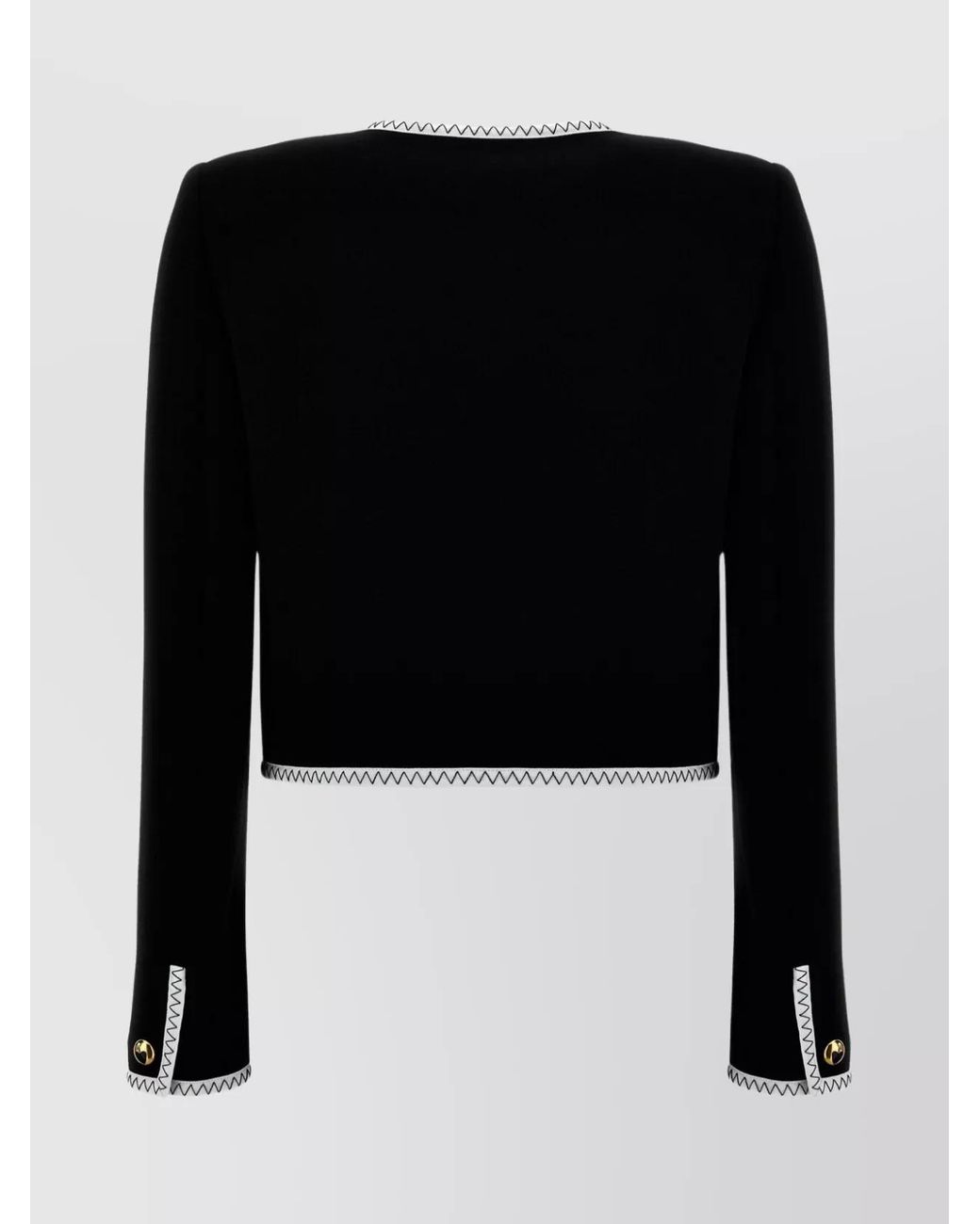 Moschino Black Cropped Jacket