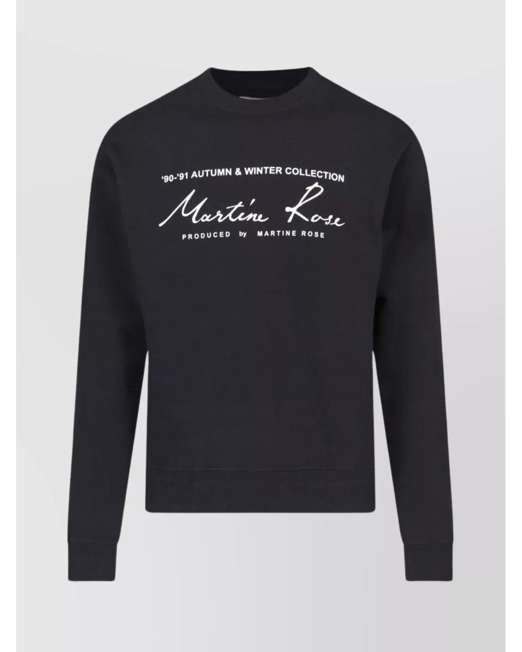 Martine Rose Blue Cotton Sweatshirt for men