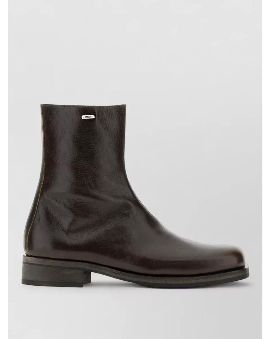Our Legacy Black Leather Ankle Boots for men