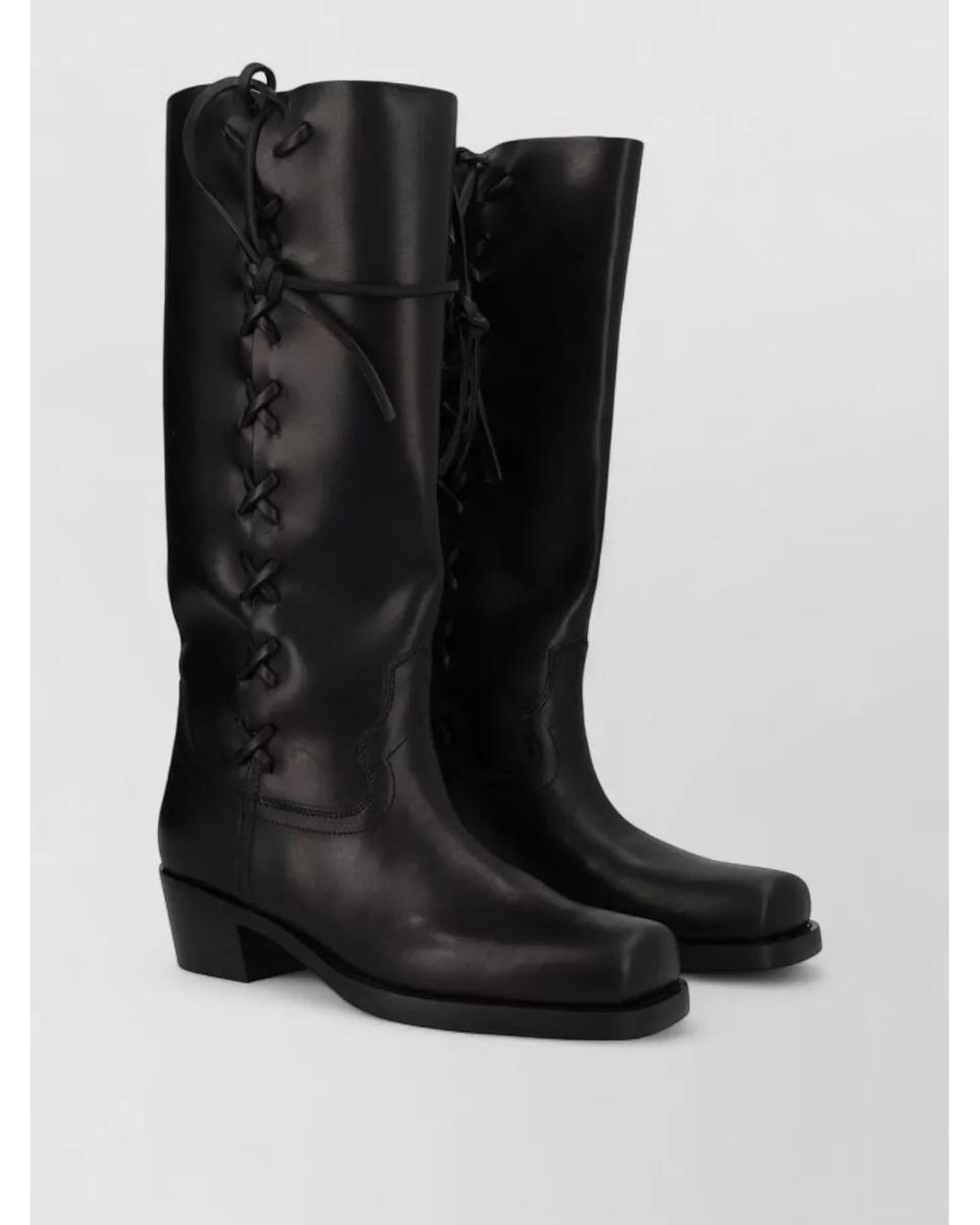 Paris Texas Black Leather Roxanne Boots