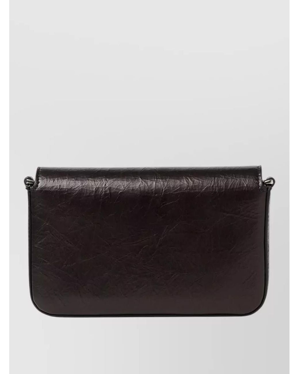 Fendi Black Leather Wallet On Chain