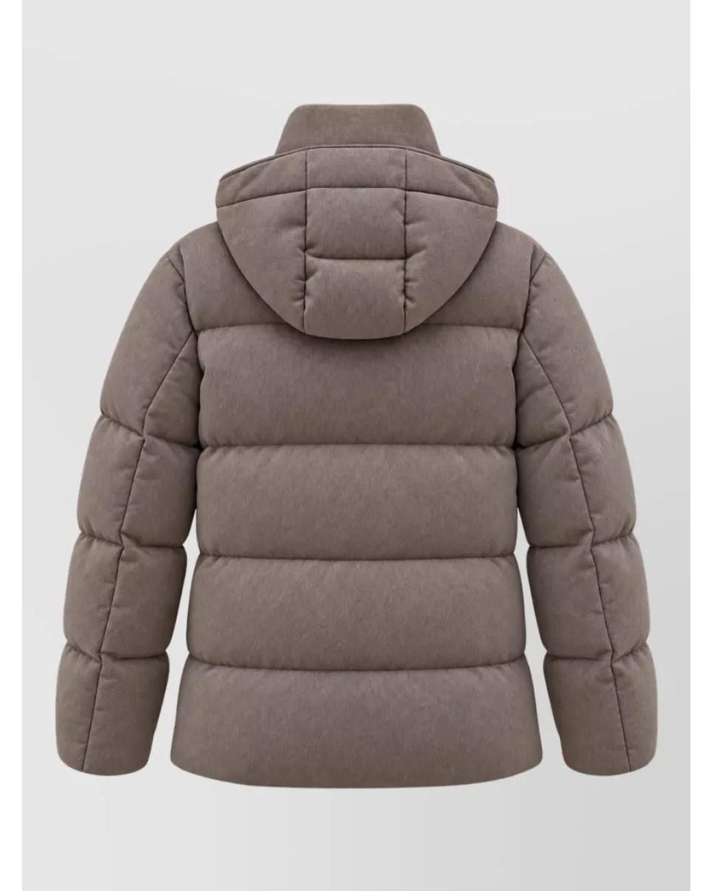 Paul & Shark Brown Down Puffer Jacket for men